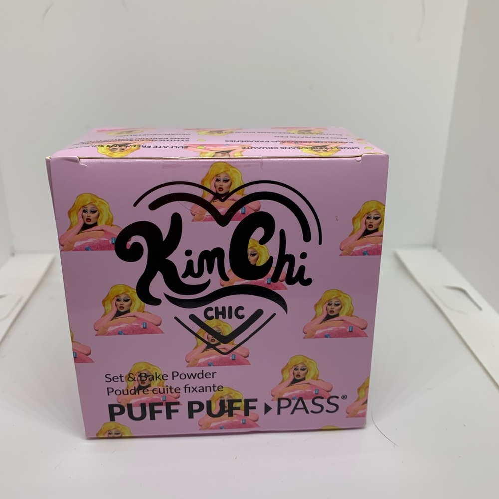 Kimchi Chic Beauty Puff Puff Pass Set & Bake Powder - Light Pink